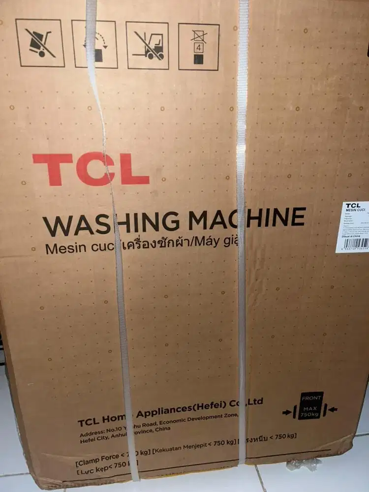 TCL Ecorora Mesin Cuci Front Loading Washer Dryer 10.5 kg TWD105-C22DG