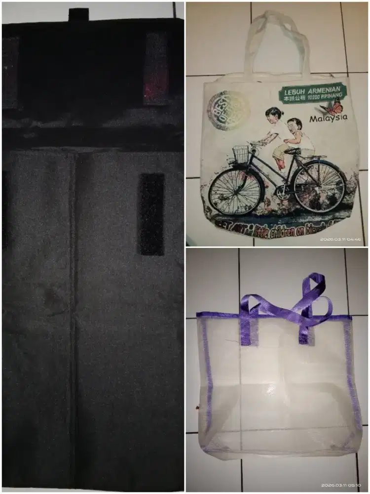 Paket bundling-2 Tote bag dan 1 tas laptop