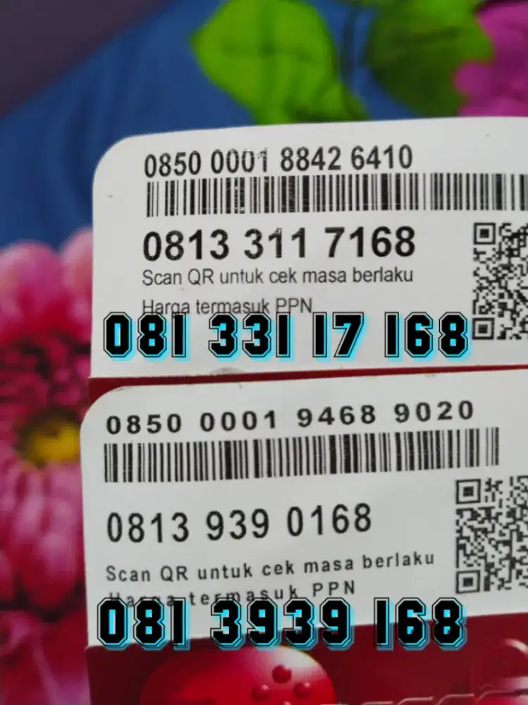 Kartu perdana simpati 11 digit cantik ilufa 168