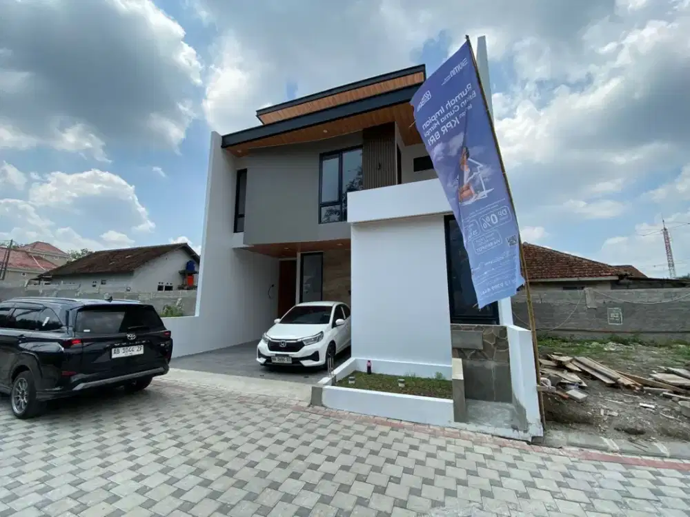 Rumah Mewah 2 Lantai di Sleman Utara Luas 100 m2 Dekat Kuliner Kopi Klotok