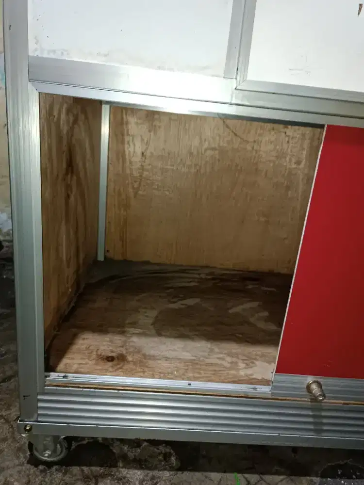 Gerobak alumunium ayam