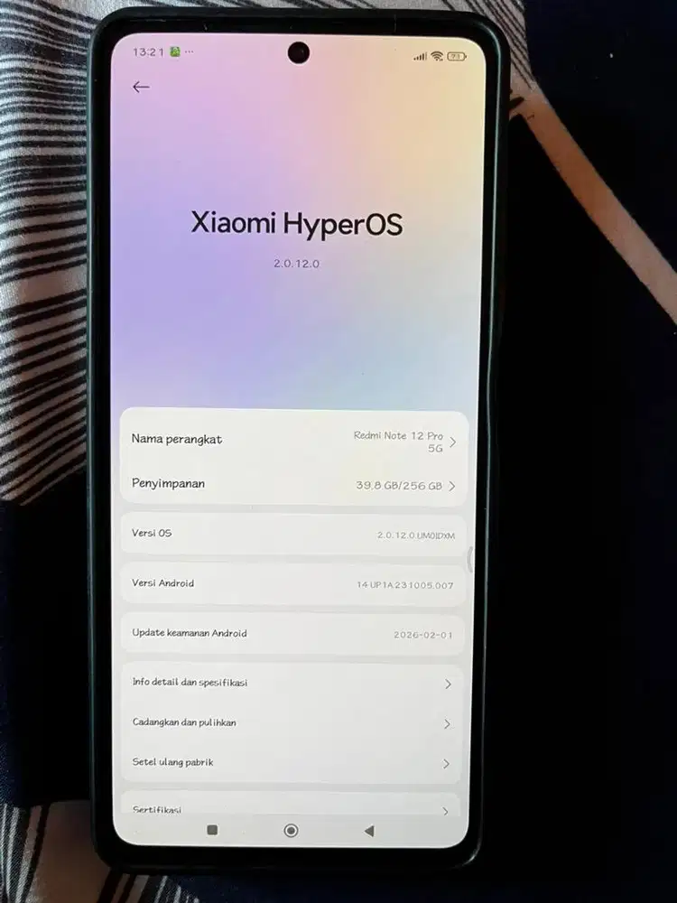 Redmi note 12 pro 5G 8/256 GB