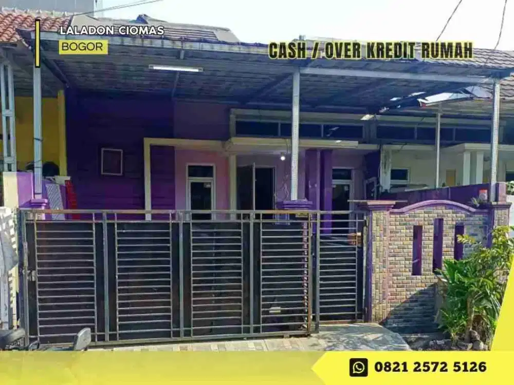 Jual Over Kredit 69JT sisa 8 Thn Lg di Mulia Residence 2 Ciomas bs CASH