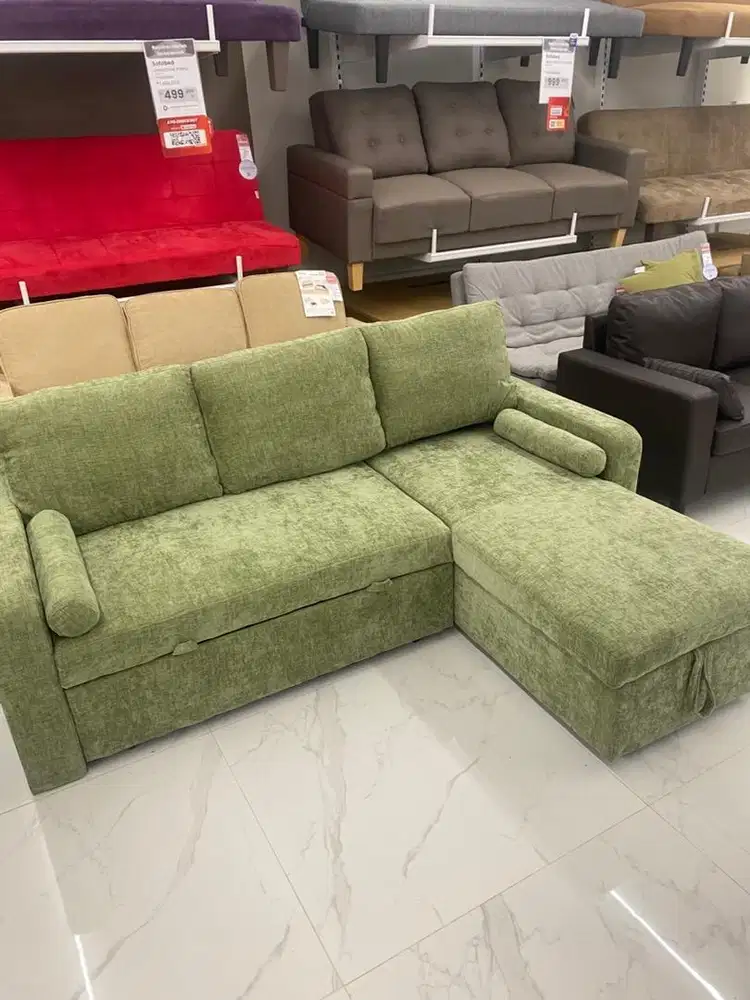 Sofabed sleeper sudut markus fabric selma