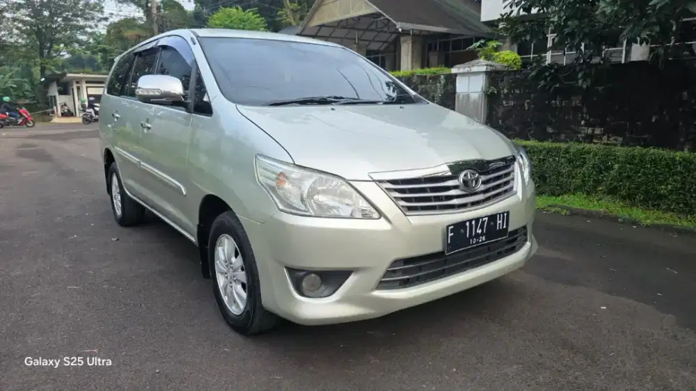 Innova 2.5 G 2011 manual diesel pjk pjg 10/26 km 115rb record orisinil