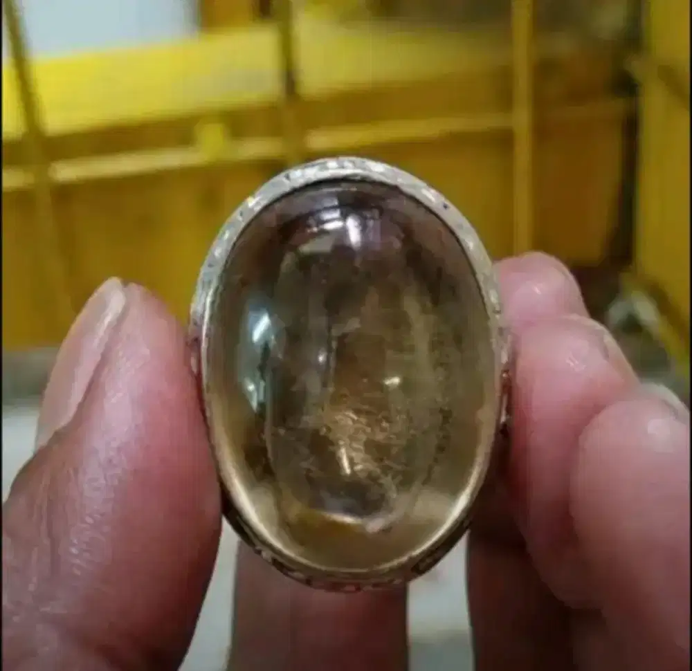Citrine kecubung kuning kalimantan natural