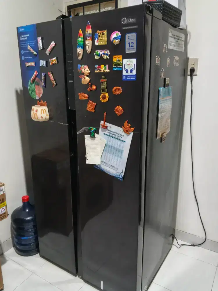 KULKAS SIDE BY SIDE MIDEA 548L