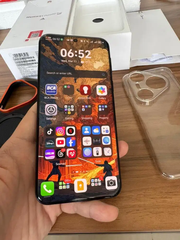 Huawei Pura 80 pro hitam 512gb