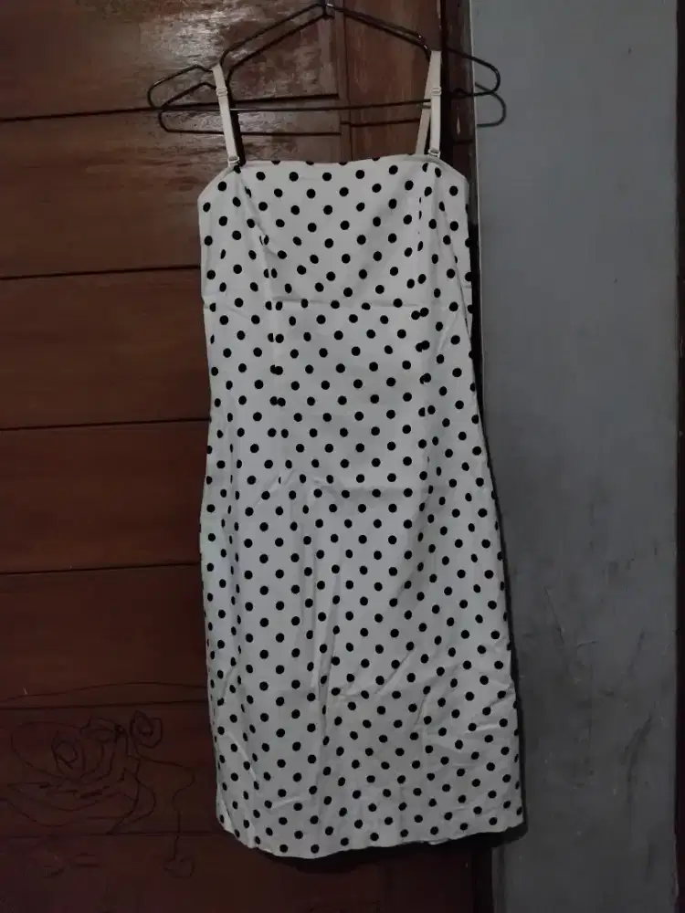 Dress polkadot lucu