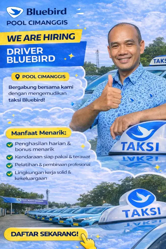 DIBUTUHKAN 50 DRIVER/PENGEMUDI/SUPIR