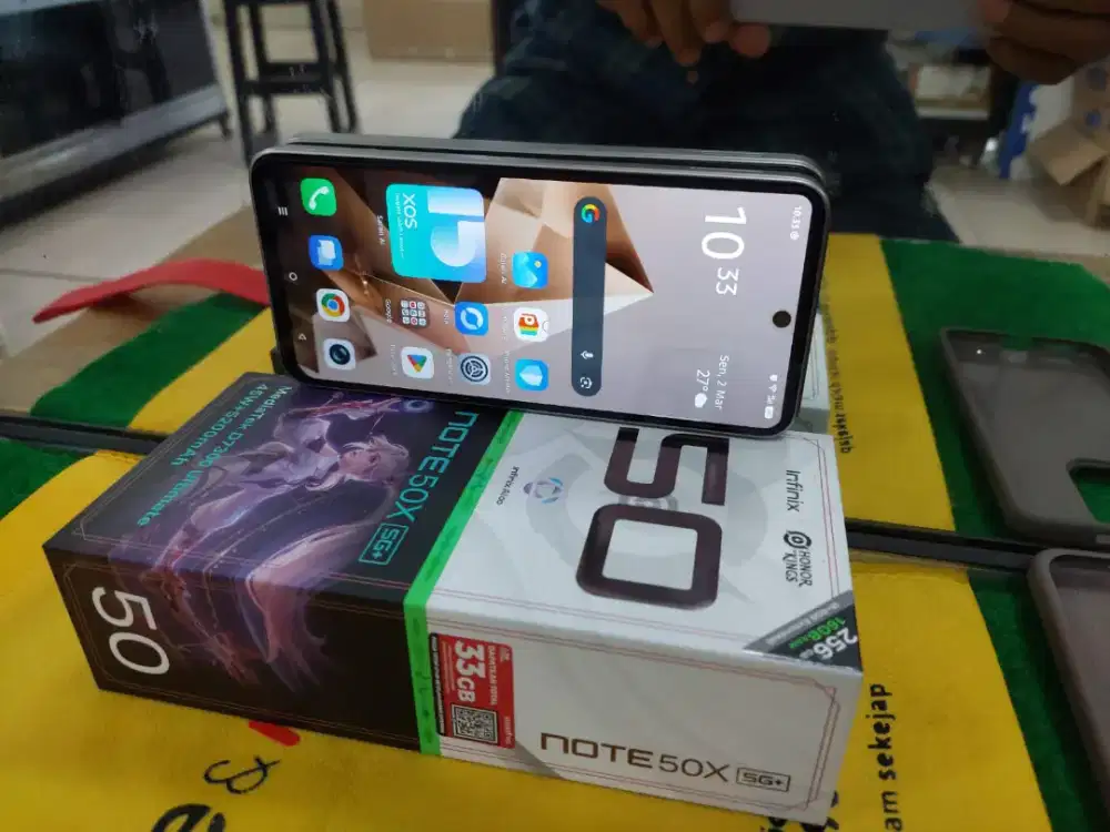 INFINIX Note 50 X plus 5G 8/256 Gb mulus sperti baru 2bln pke lengkap