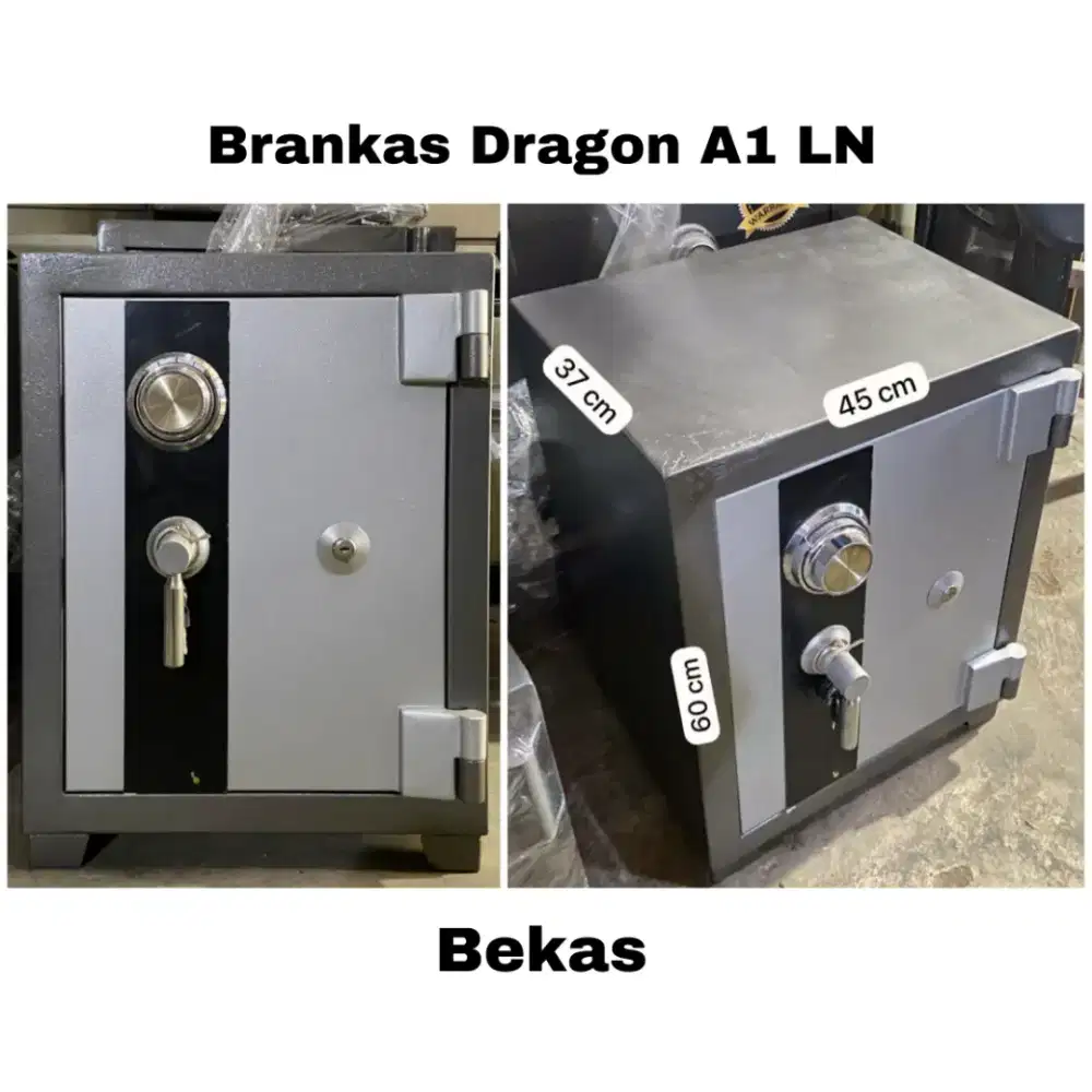 Brankas DRAGON A1 LN Bekas Brangkas BPKB Uang Emas Perhiasan Tahan Api