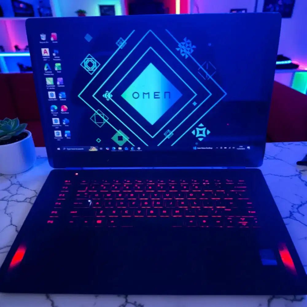 Jual Laptop Gaming Desain HP OMEN 15-F09 Layar TOUCHSCREEN Full HD