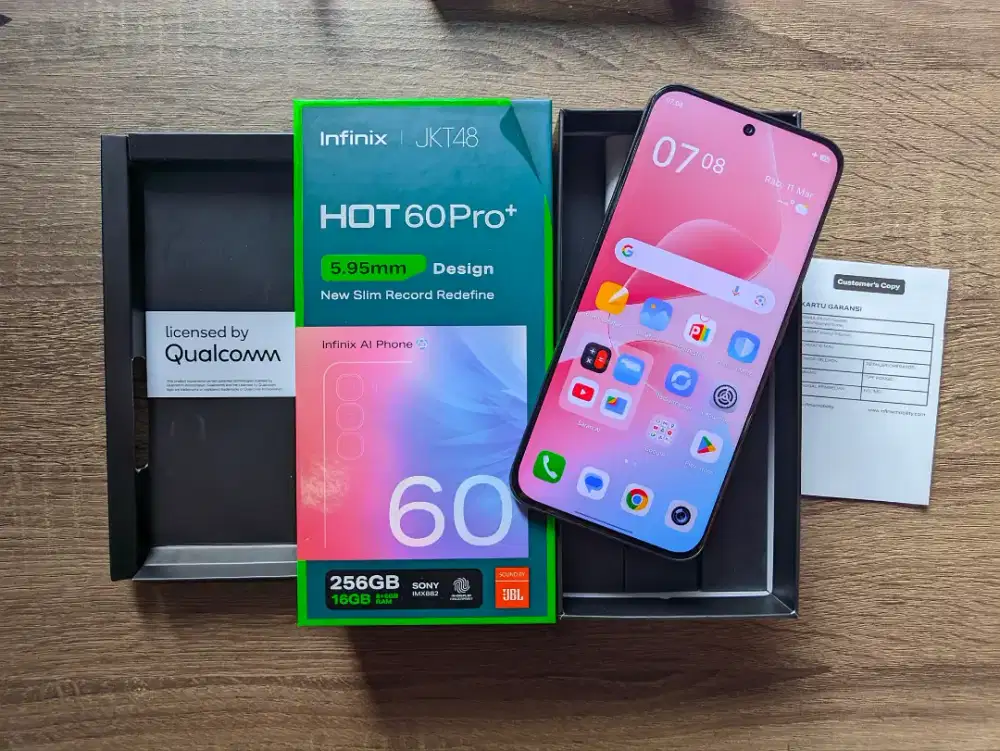 Infinx Hot 60 Pro+ Mulus 8/256gb