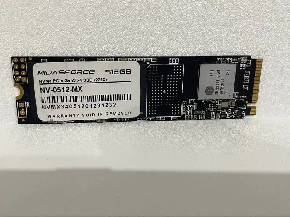 SSD Midasforce 512GB NVMe Gen 3 x4
