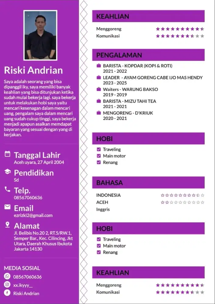 CARI KERJAAN APA SAJA