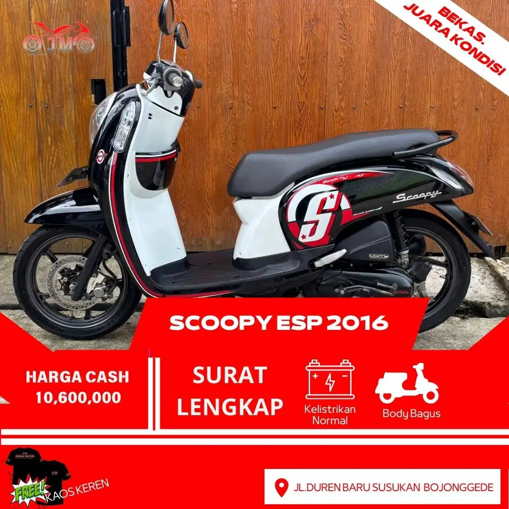 SCOOPY ESP 2016 SURAT LENGKAP TERMURAH DAN SIAP PAKE