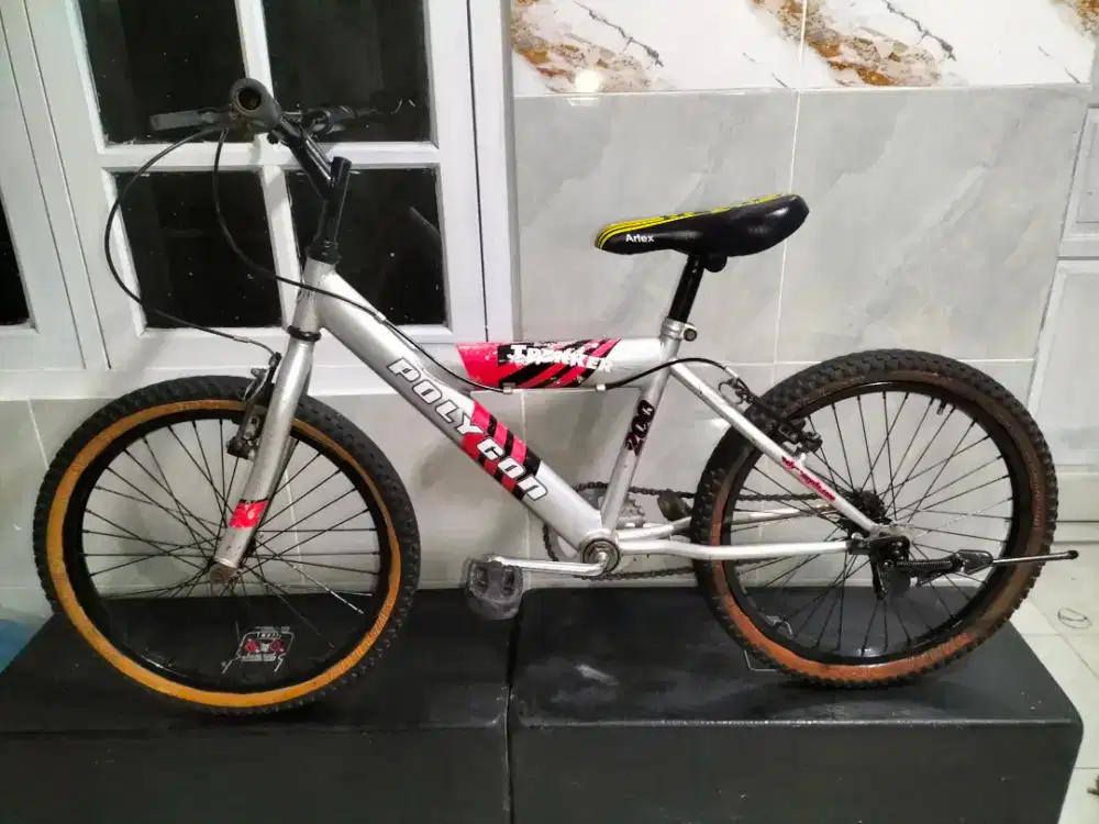 Sepeda poligon ukuran 20 kondisi normal