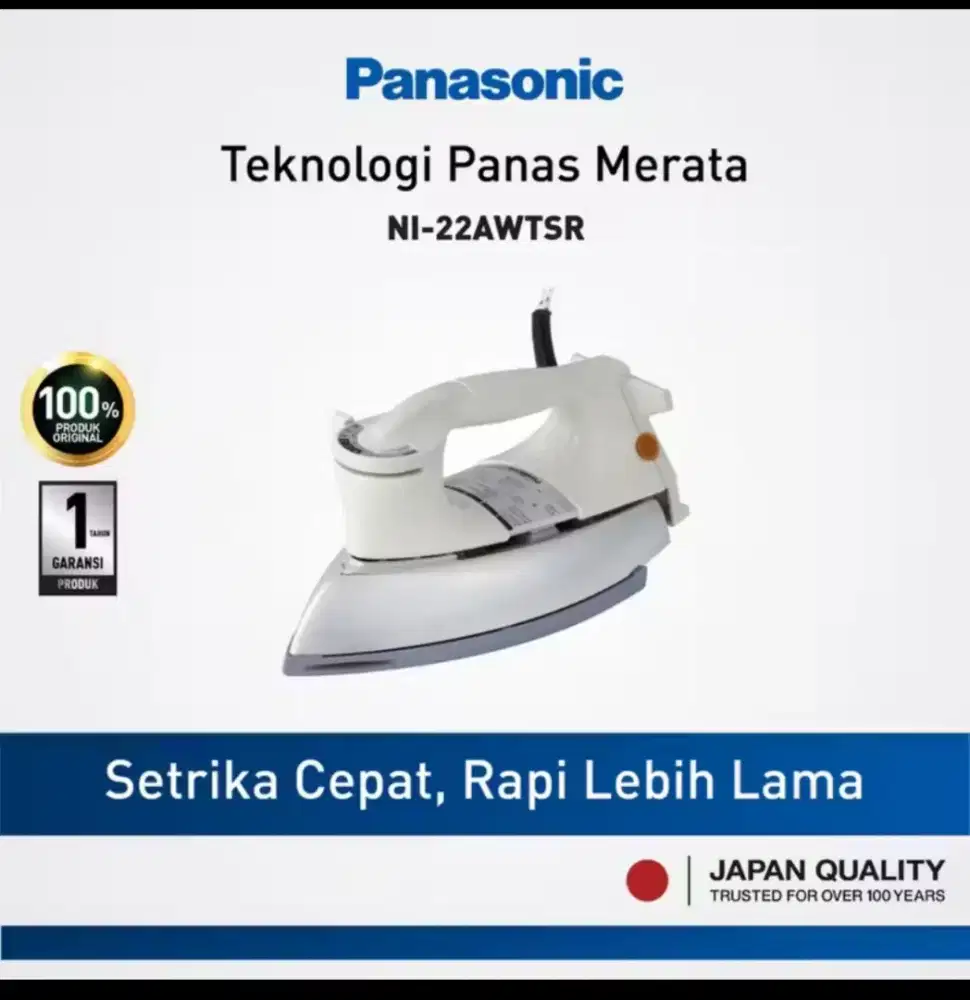 Setrika Panasonic (kondisi 99%)