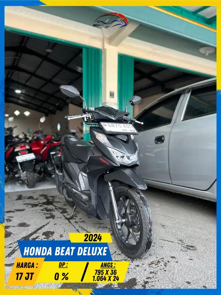 HONDA BEAT DELUXE 2024 MURAH CIAMIK MASZEHH HIKMAH MOTOR KEPUH MALANG