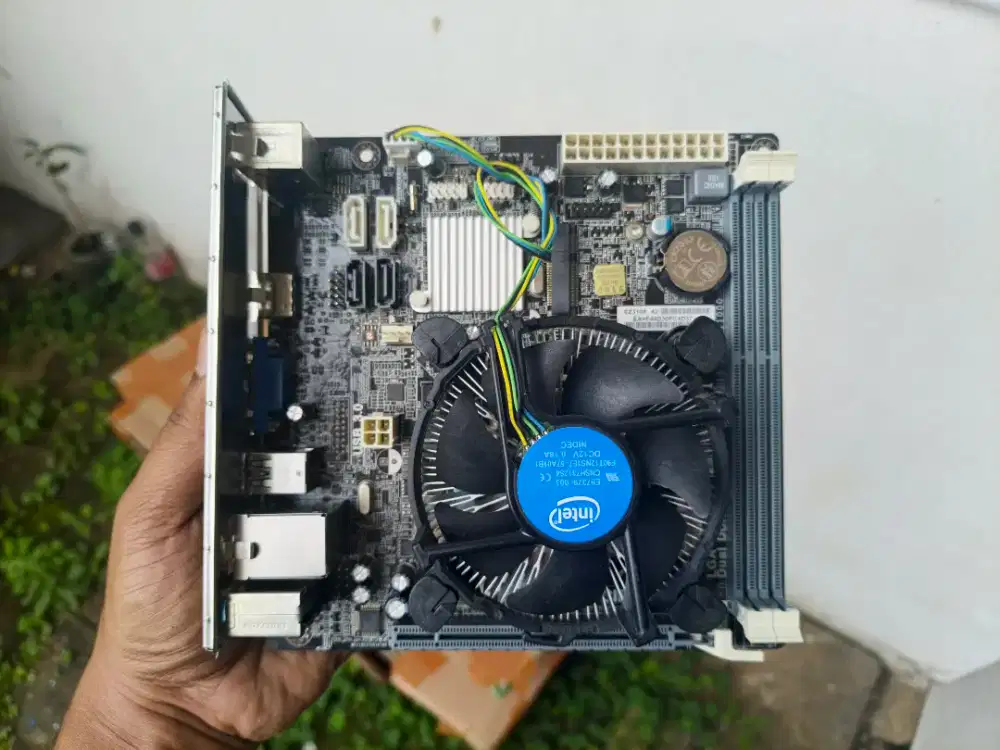 Paket Motherboard ECS H81 + Core i3 4160 + HSF Mulus