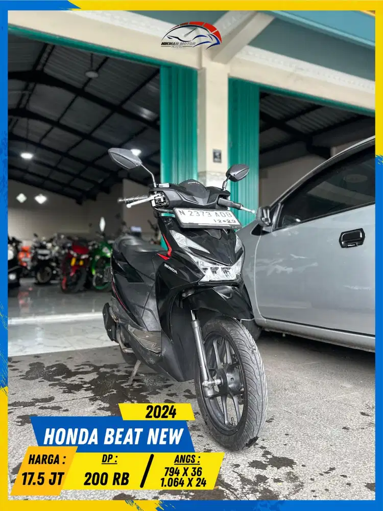 HONDA BEAT NEW 2024 SIAP ANGKUT BOSSKU HIKMAH MOTOR KEPUH MALANG