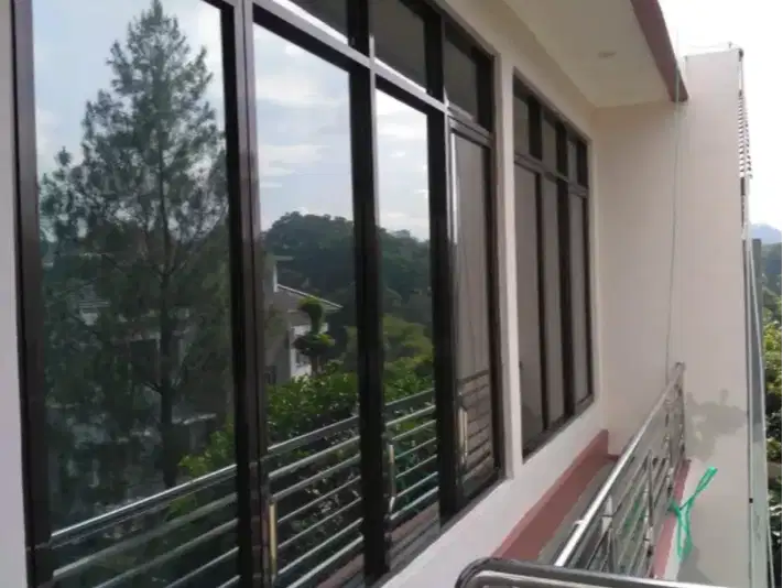 Kaca film one way silver, black dan riben murah