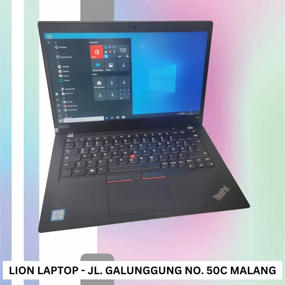 RAM 16GB SSD 256GB Core i5 Gen 8 Slim Lenovo Thinkpad X390 [11|03]