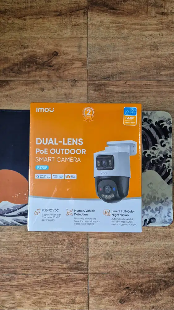 CCTV IMOU PoE Cruiser Dual Lens 2K 6MP PS70F Outdoor NEW