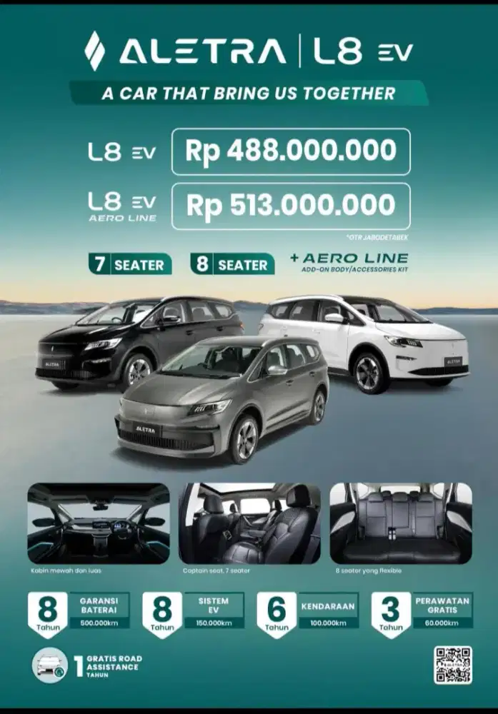 Aletra L8 ( 7&8 seater )