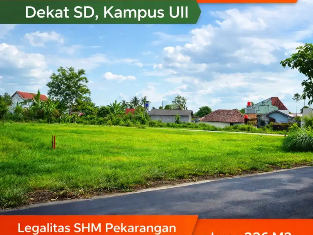 Tanah Jogja 2 MENIT SD BIAS KALIURANG SHMP