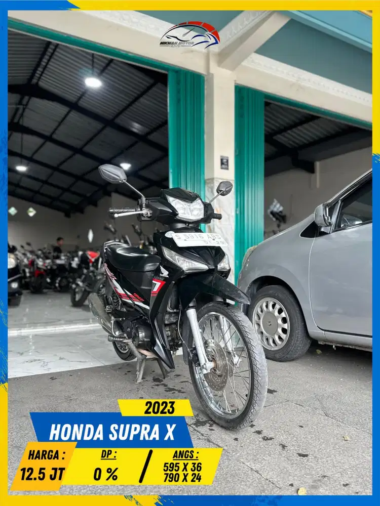HONDA SUPRA X 2023 PLAT S MURAH BERKUALITAS HIKMAH MOTOR KEPUH MALANG