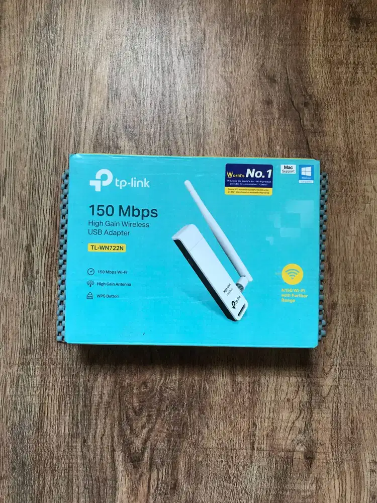 Wireless Dongle Usb Wi-Fi TpLink Antena