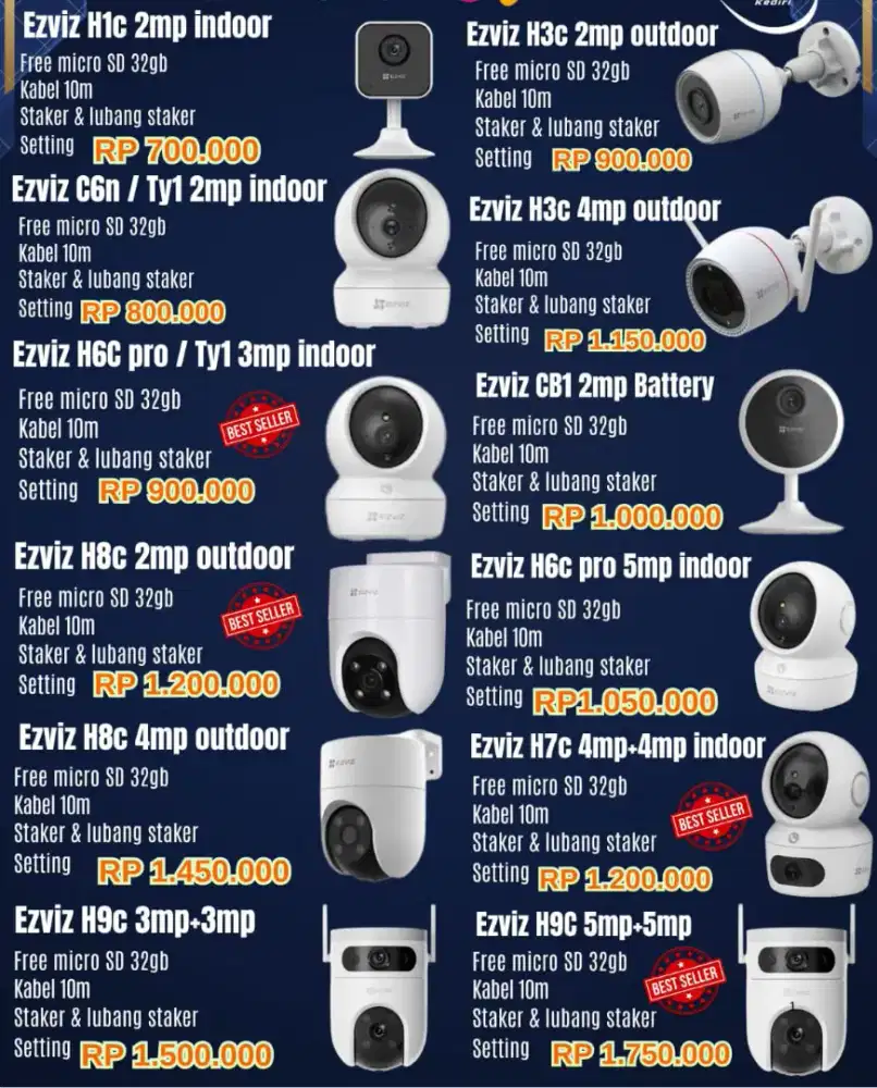 Paket lengkap cctv+pasang bergaransi