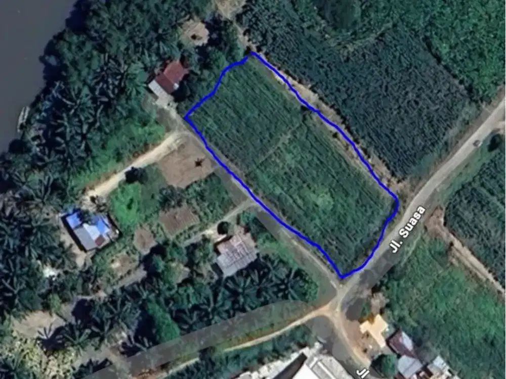 Dijual Tanah di Tebing Tinggi Luas 3.445 m2, SHM