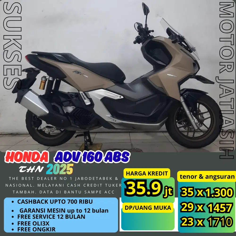PROMO THR(SUKSES MOTOR) DP TERMURAH  PASTI ACC HONDA ADV 160 ABS 2025