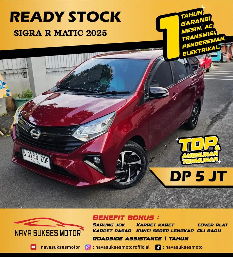 TDP 5 JUTA - SIGRA R MATIC 2025