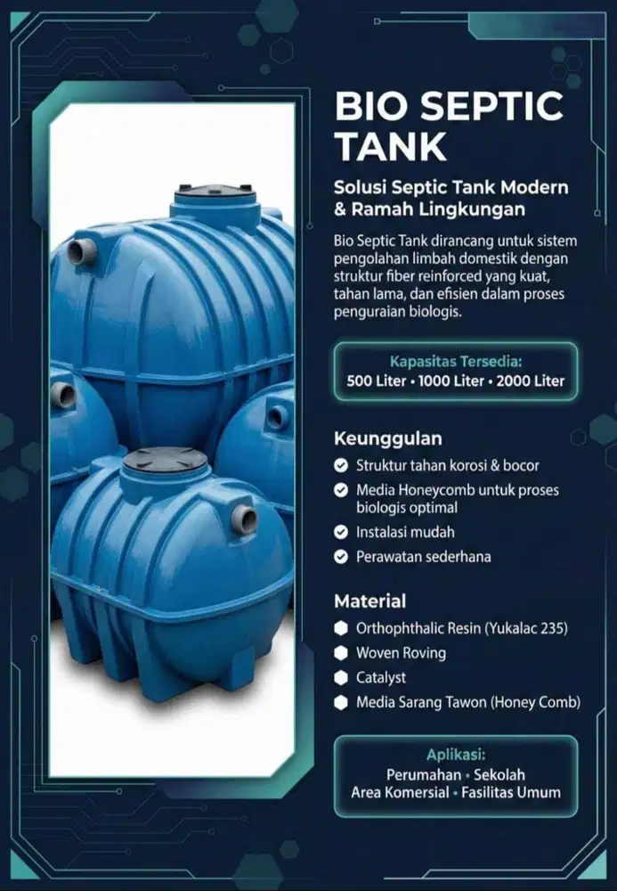 Bio Septic Tank FRP BIOVIA