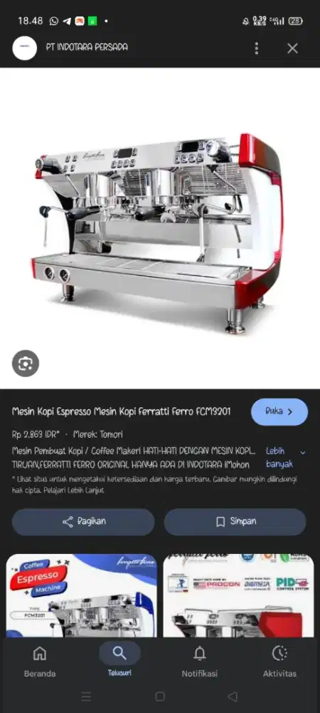 Mencari pekerjaan barista