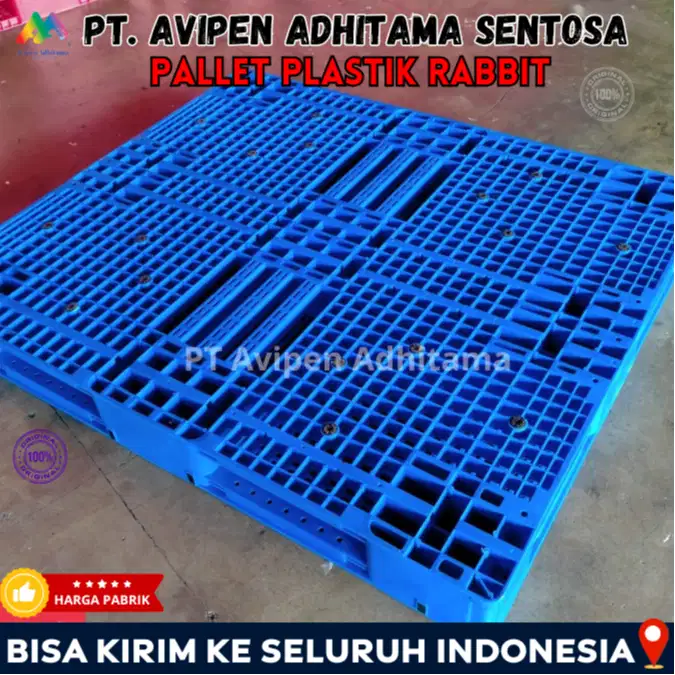 Pallet Plastik Rabbit Kuat untuk Gudang Pabrik dan Logistik Bekasi