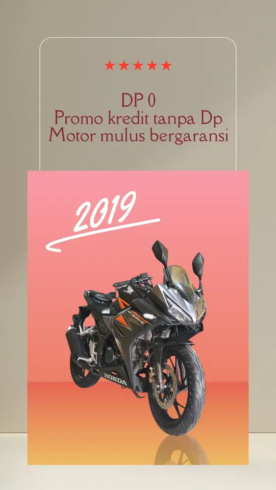 Promo Kredit tanpa DP Honda CBR 150 R (KTp daerah bs kredit) 150R