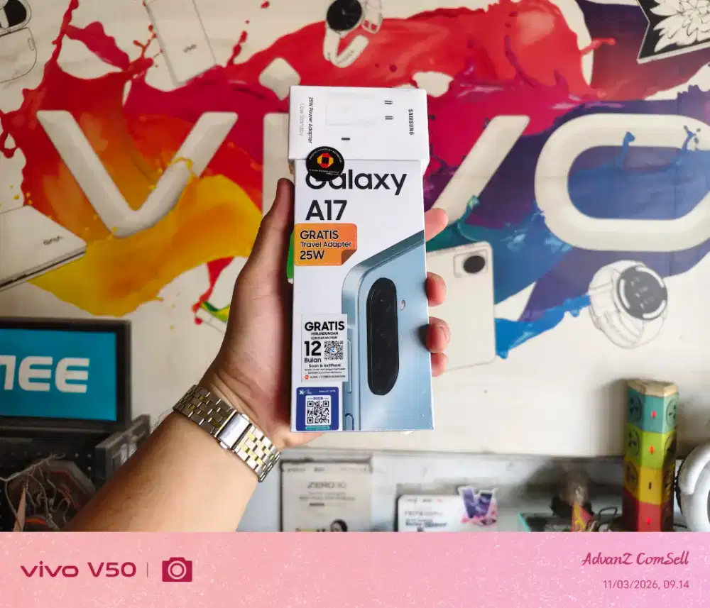 Samsung A17 4G 8/128 New Resmi