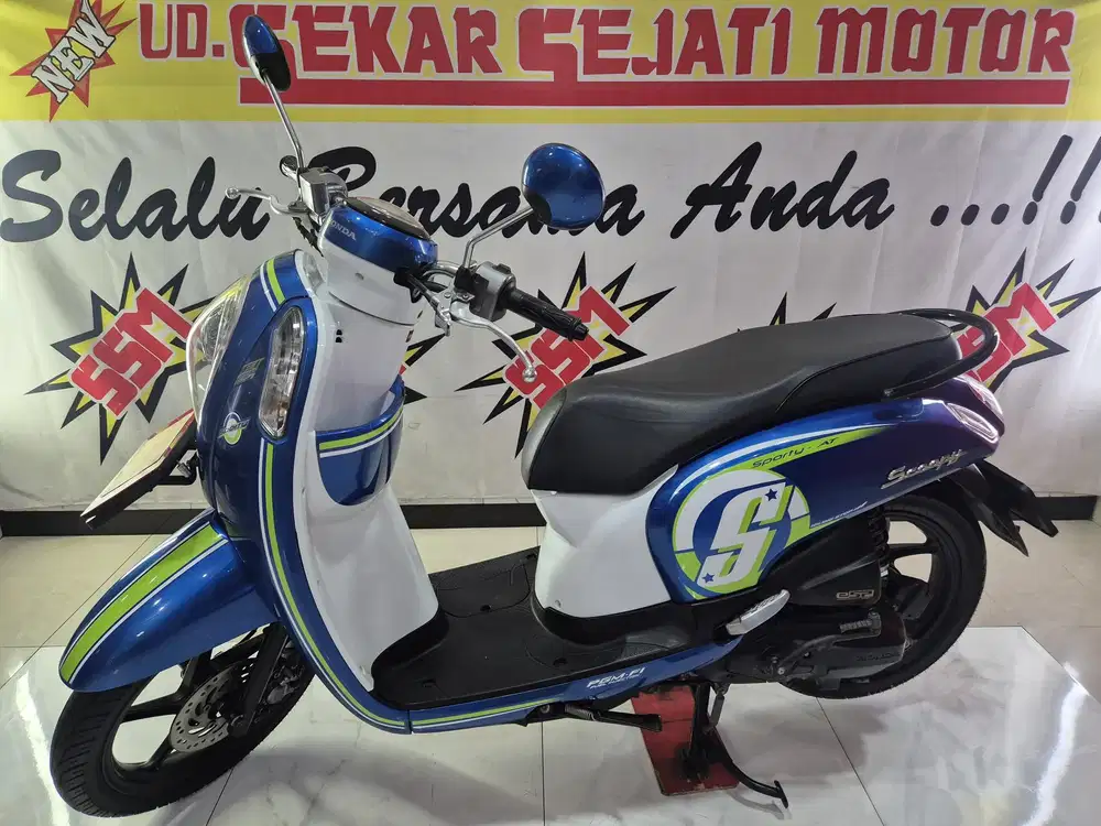 Honda Scoopy sporty remot plat nomor baru