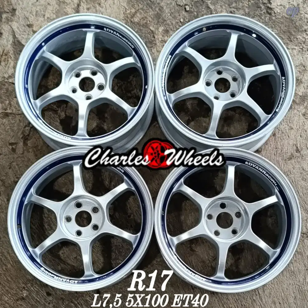 Jual velg advan rg1 r17 5x100 new avanza sienta subaru dll