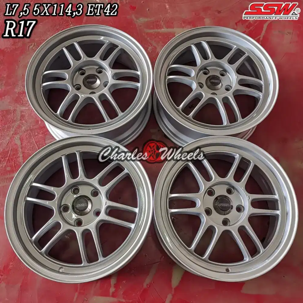 Jual velg rpf1 ssw r17 5x114,3 innova camry civic accord dll