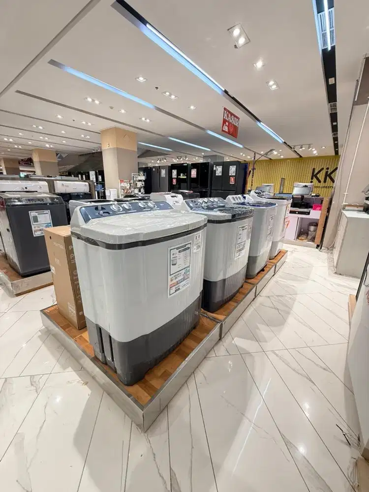 Ready mesin cuci 1 tabung & 2 tabung, Bisa cicilan mulai dari 200rban