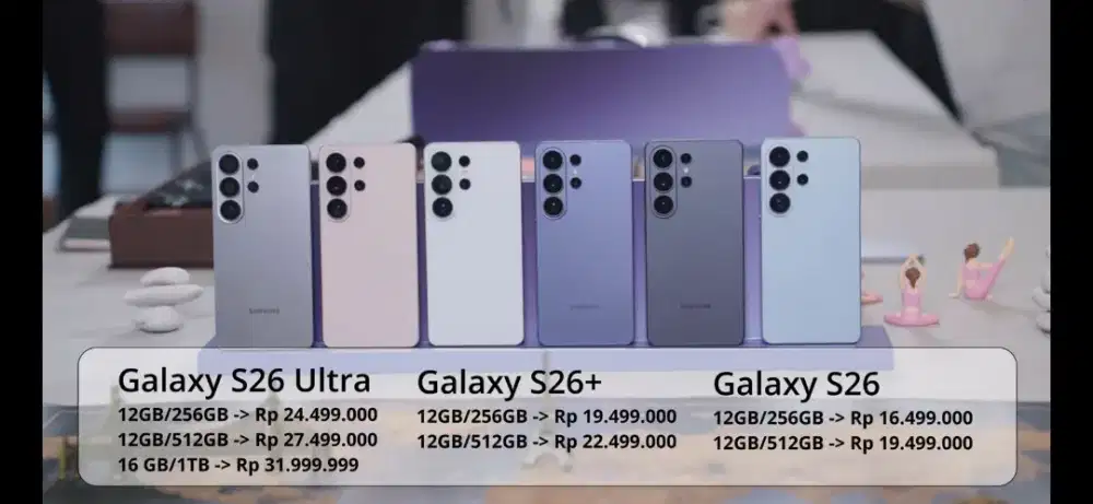 PRE- ORDER BATCH2 SAMSUNG GALAXY S26ULTRA BENEFIT UP TO 7.5JT