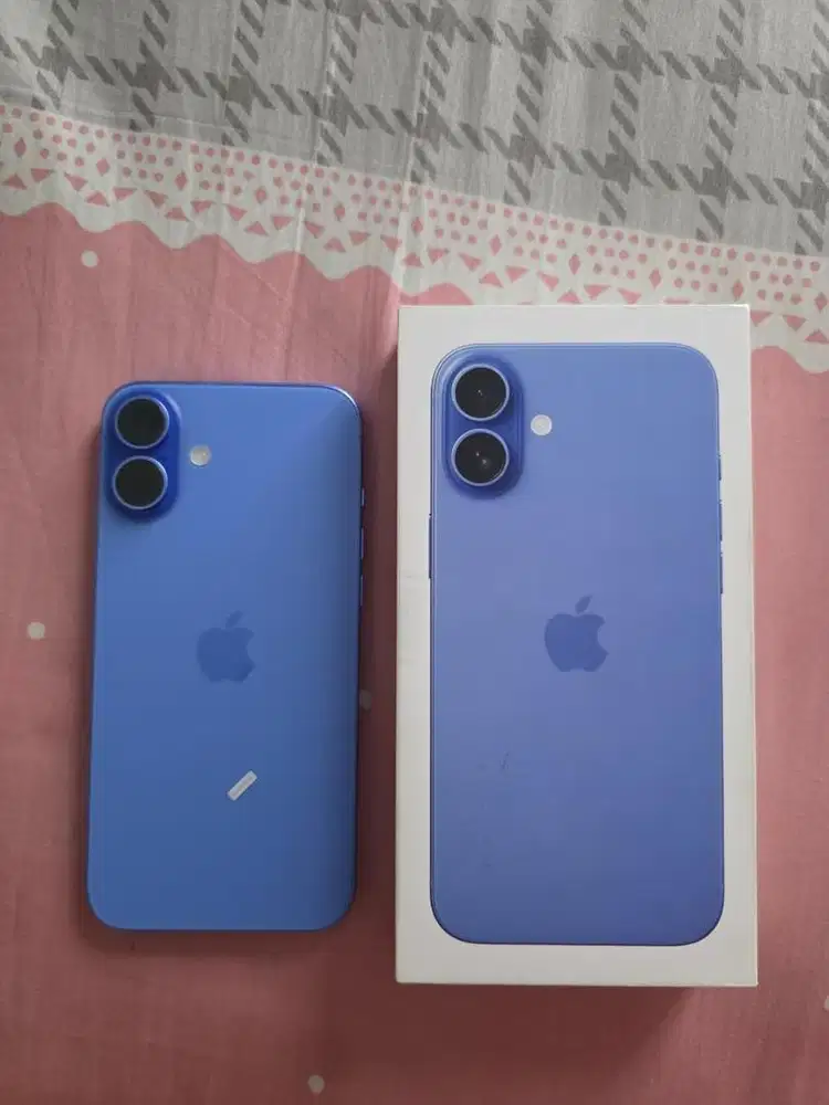 Dijual Iphone 16 Plus 128 masih garansi IBOX. mulus no minus!