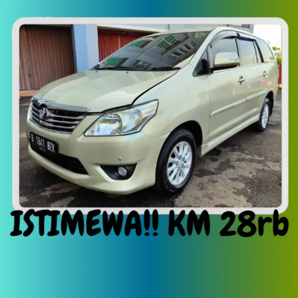 ANTIKK! KM28rb INNOVA V MT 2012 Toyota Kijang Inova Inopa V Manual