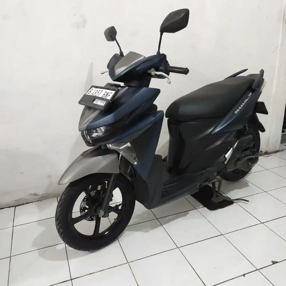 Yamaha Soul GT Blucore 2017 Orisinil Mesin Aluss Lengkap Bagus